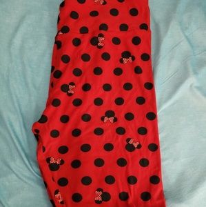 Lularoe Minnie Mouse TC leggings